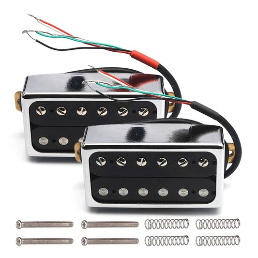 Chrome Guitar Neck Bridge Humbucker Pickups Fit Epihone,Washburn,Ibane