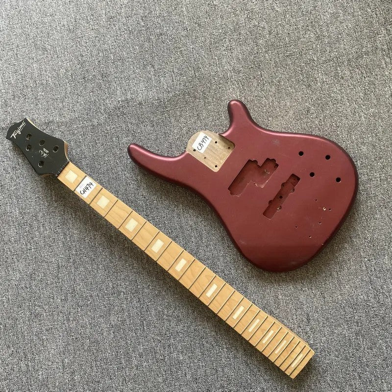 Tagima 5 String Bass Maple Neck with Red Basswood Body