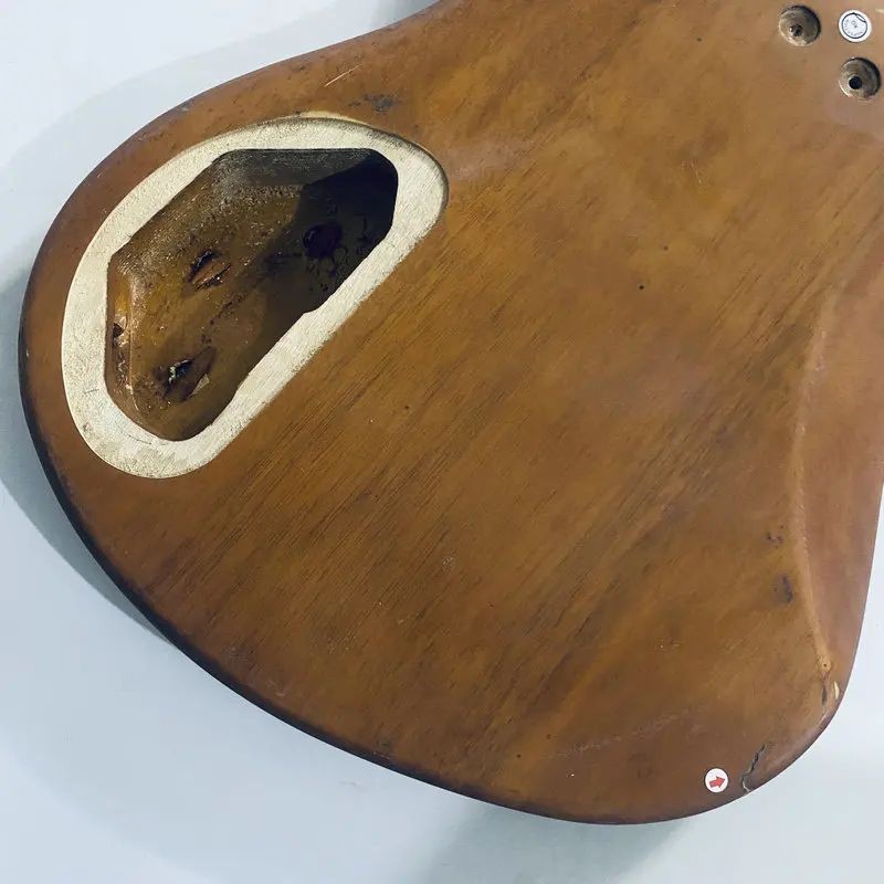 Brown DIY Project Electric Bass Basswood Body