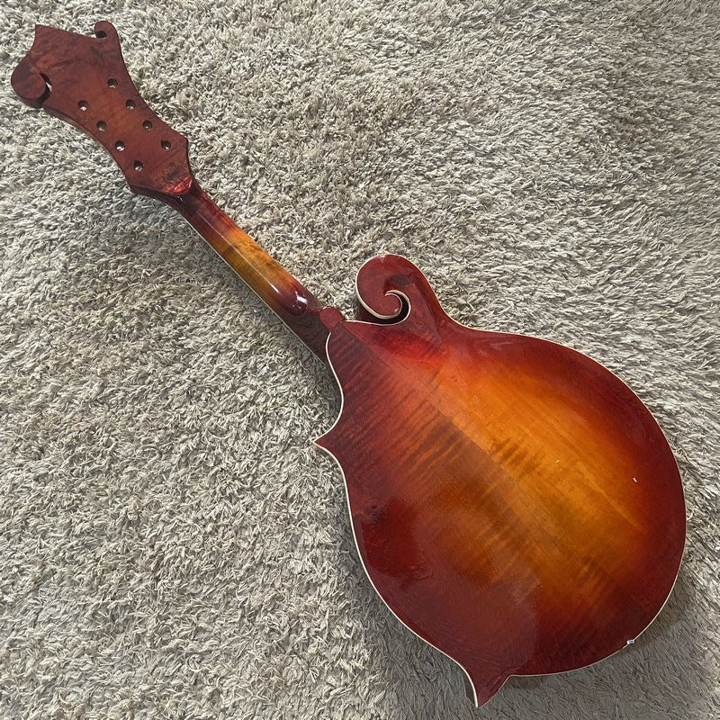 Cherry Burst Finish 8 String Mandolin, Spruce Top Body, Mahogany Neck