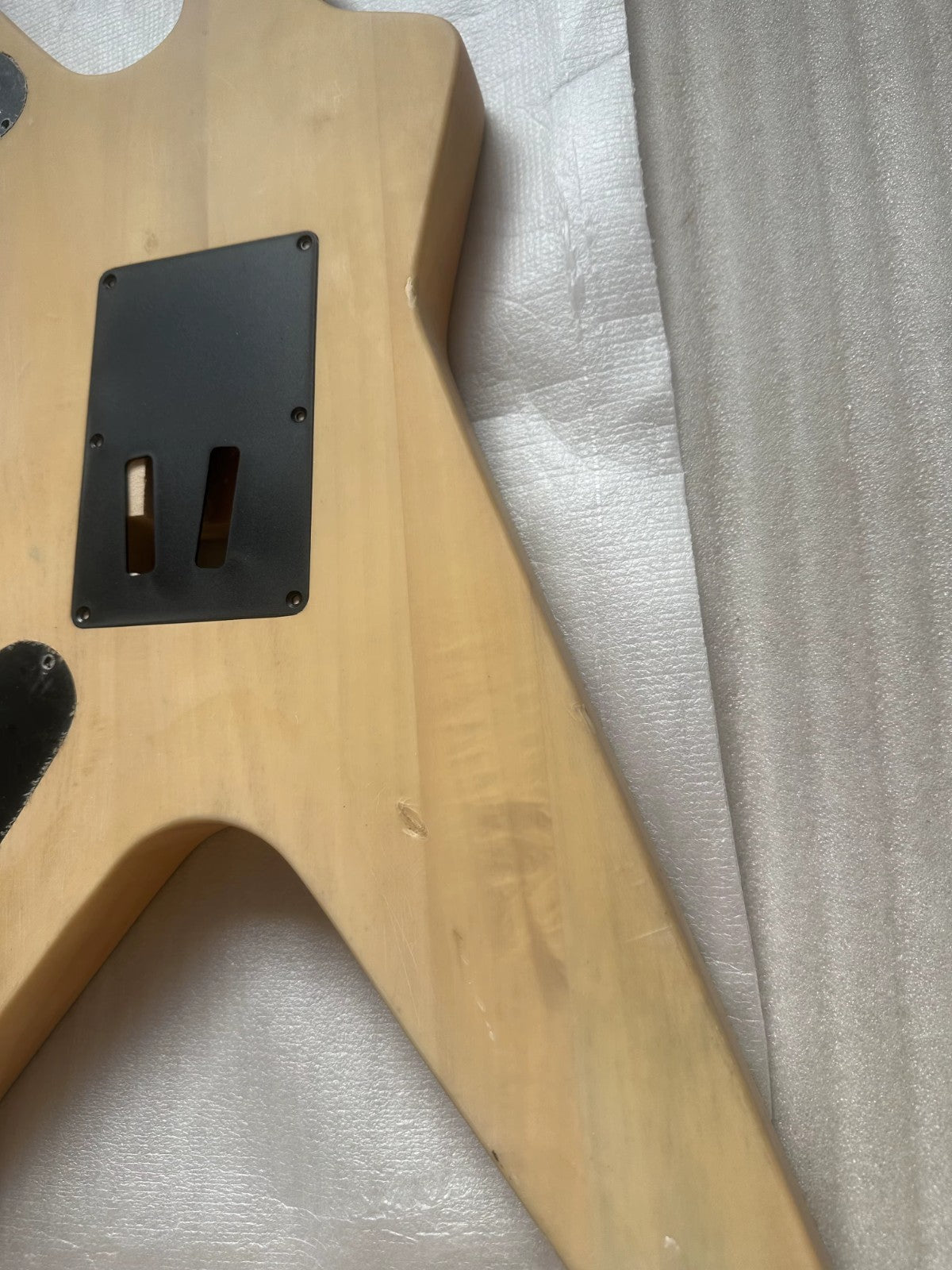 Camouflage Finish Solid Guitar Basswood Body For ML Guitars DIY Projec