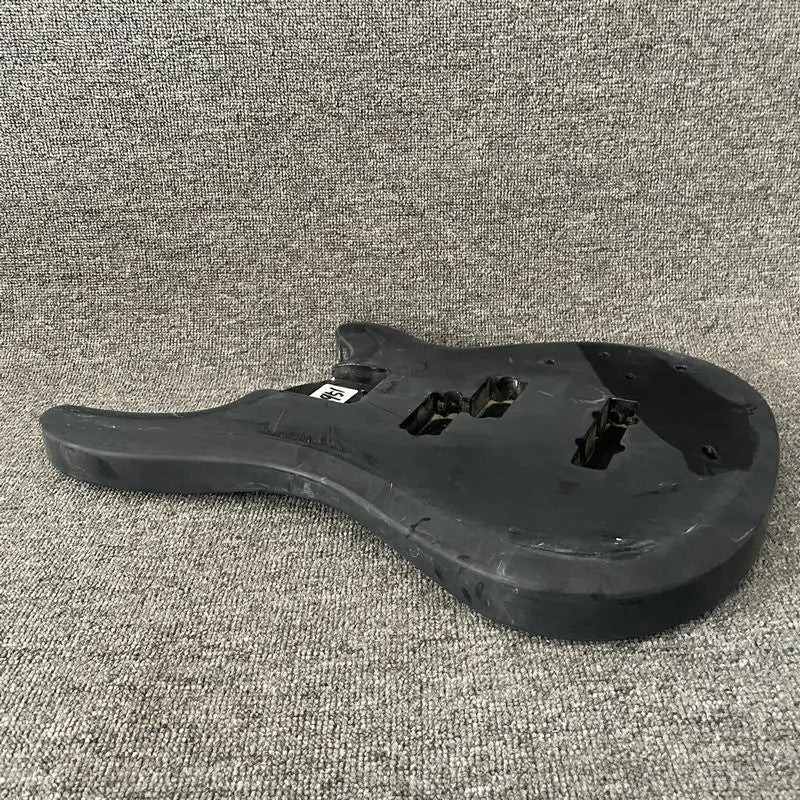 Black 4 String Electric Bass Solid Basswood Body