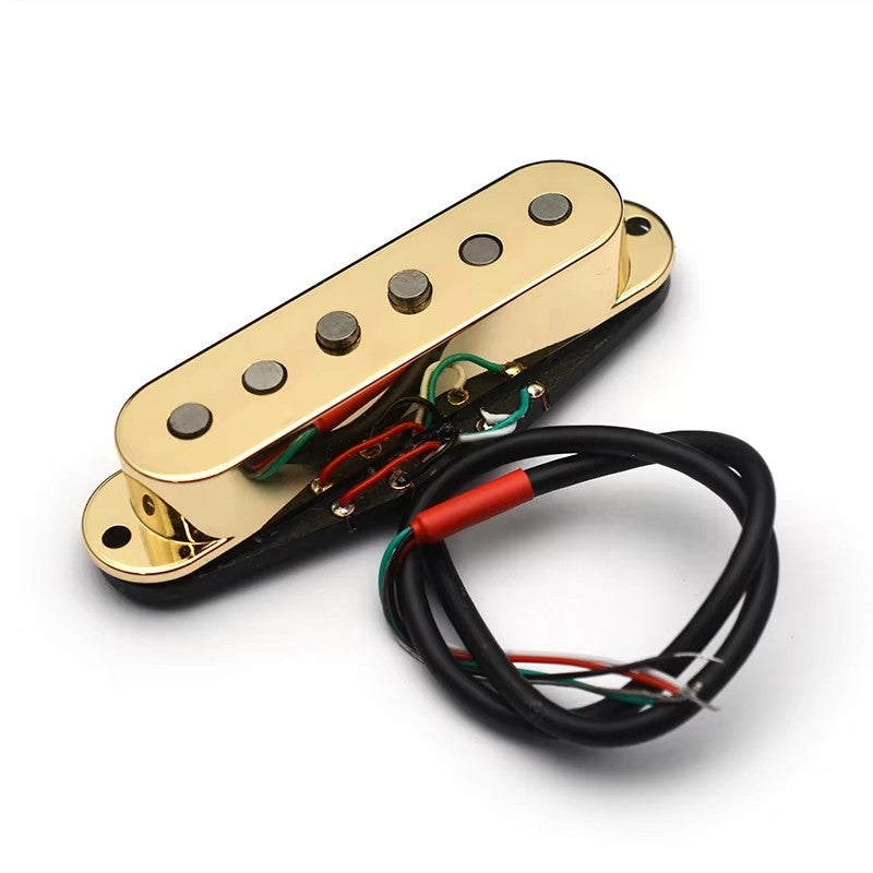 Gold Alnico 8 Guitar Pickup Fit Stratocaster Strat