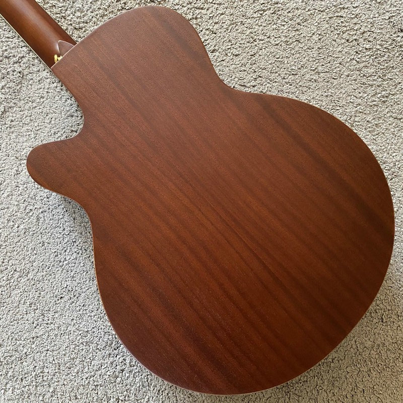 Luna 39 Inch Folk Acoustic Guitar, Spruce Top Body, Mahogany Neck, 20