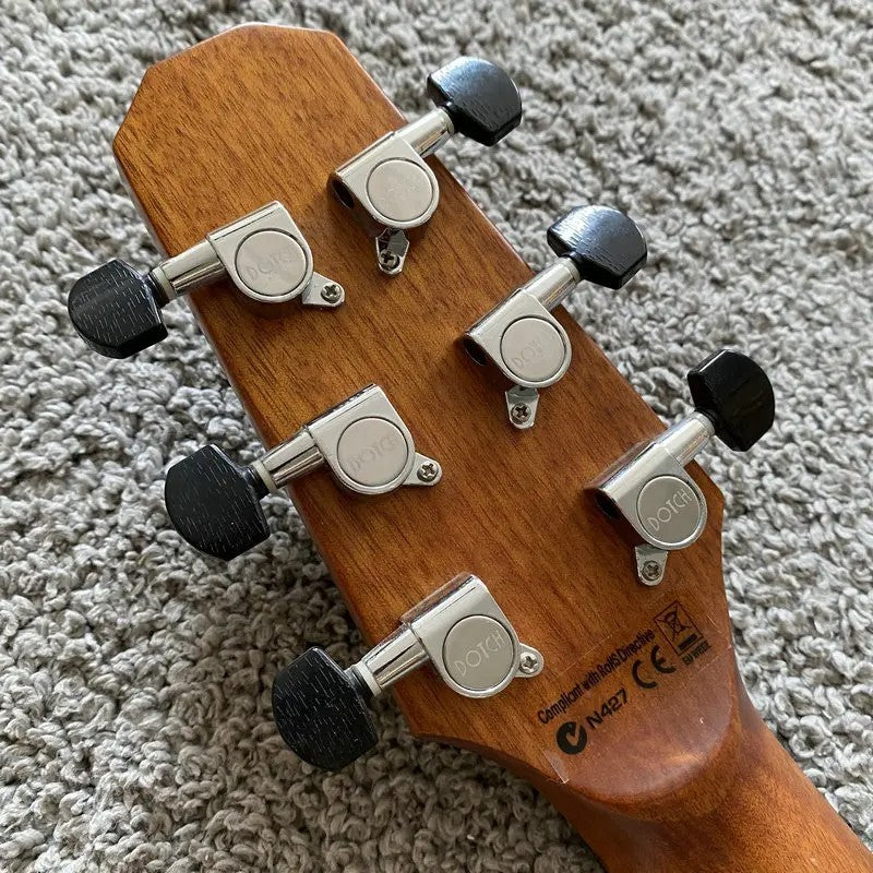 Harley Benton Acoustic Guitar Mahogany Body, Rosewood Fingerboard Neck