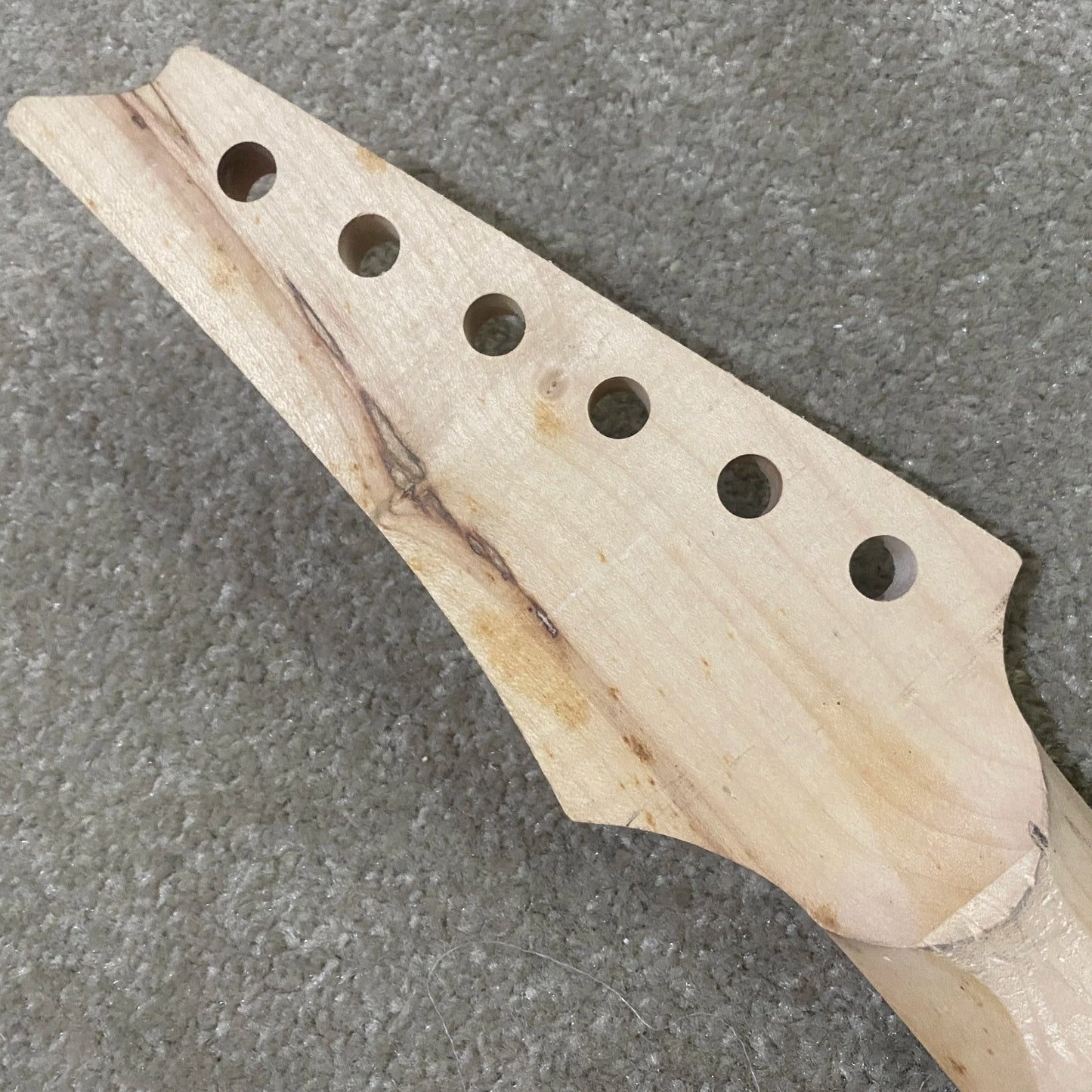 Guitar Maple Wood Neck, Custom 24 Frets Rosewood Fingerboard