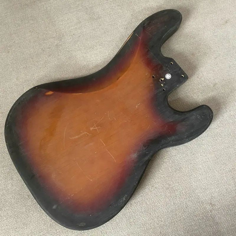 Tobacco Burst Left Hand Precision Bass DIY Project Basswood Body