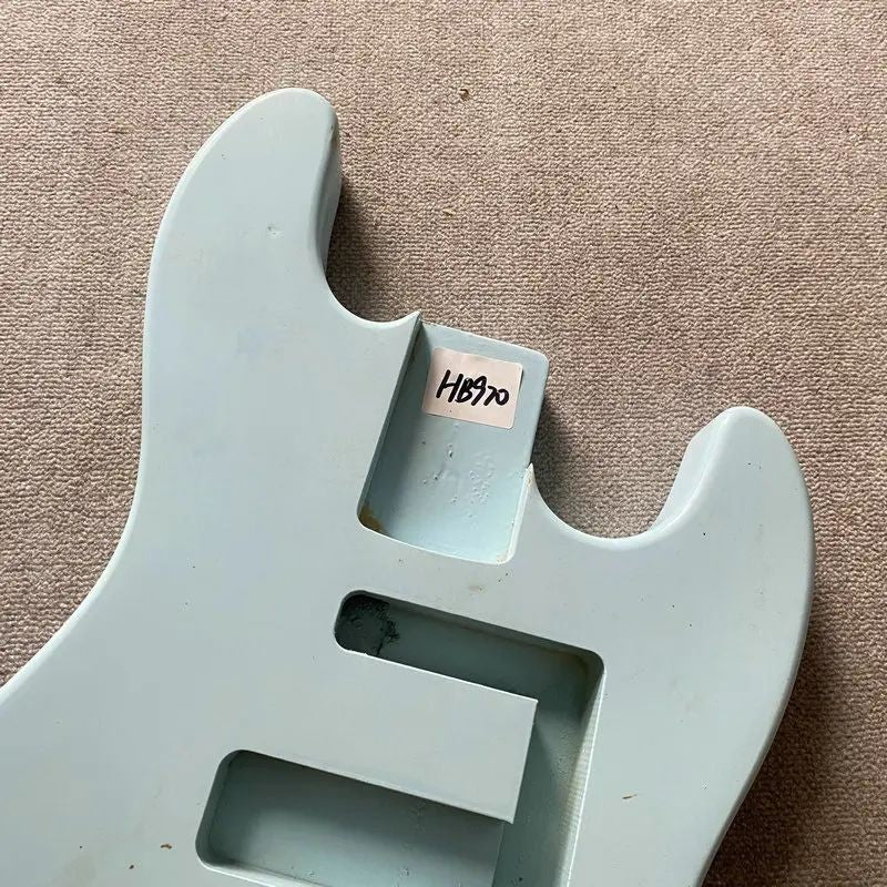 Light Blue Basswood Jazz Bass Guitar DIY Project