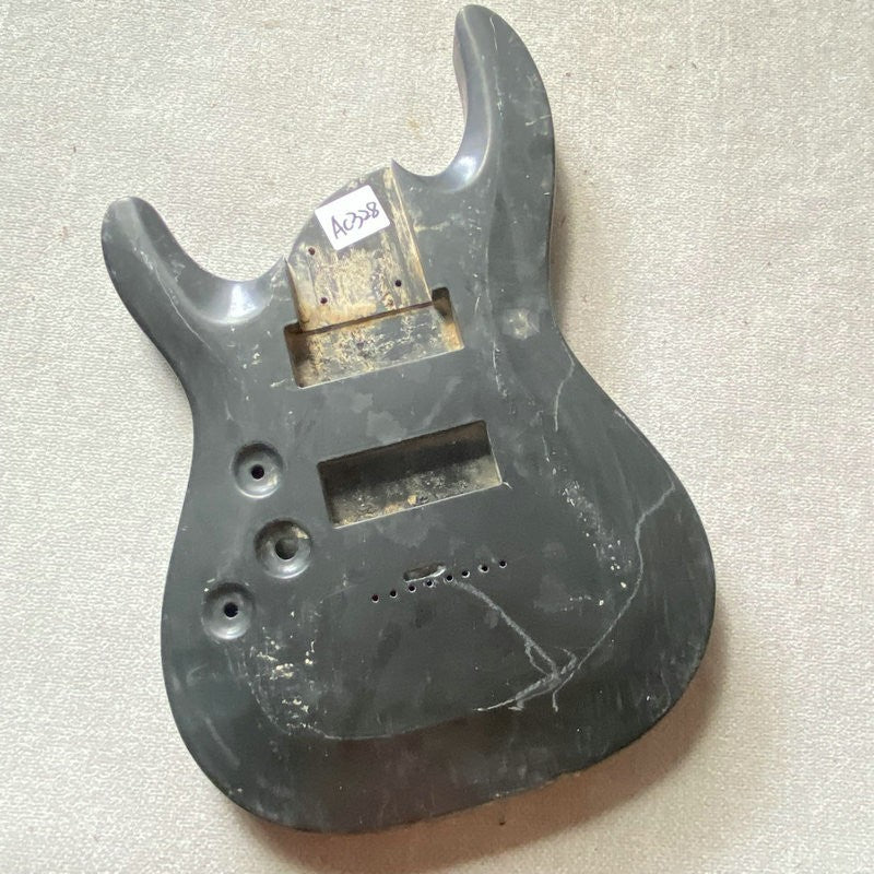 Black Left Handed 8 String Guitar Basswood Body