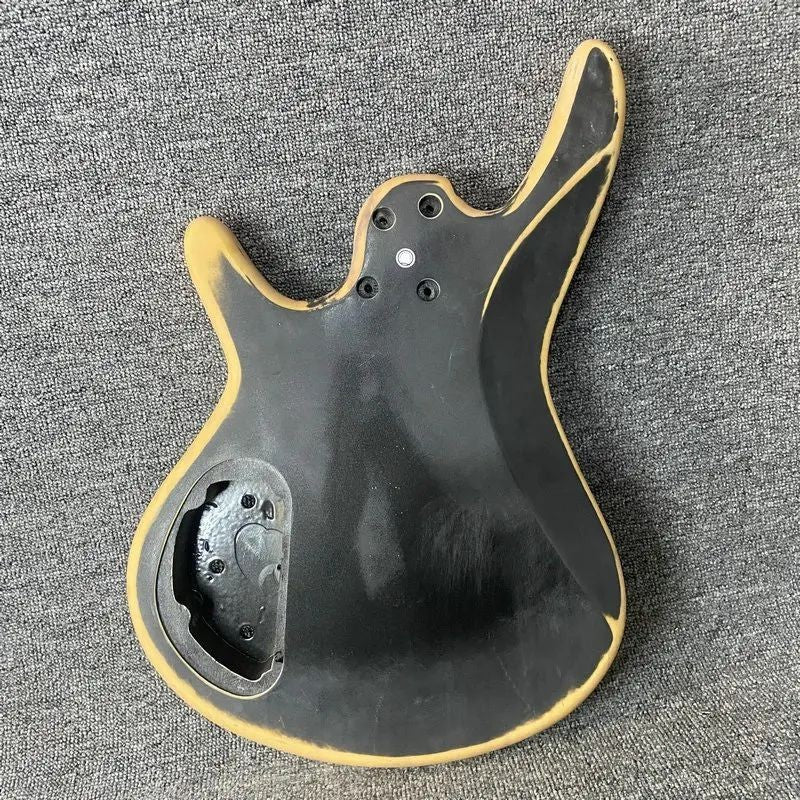 Black 4 String Electric Bass Guitar Body