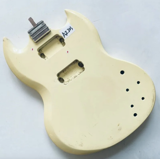 Cream White Basswood Guitar Body Fit SG Guitars DIY Project