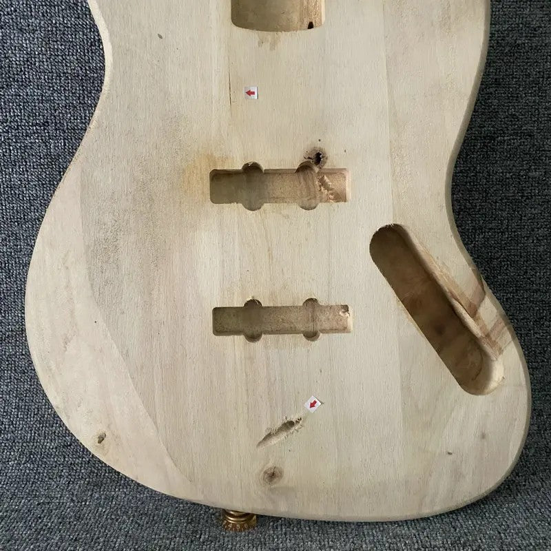 Solid Basswood 4 String Bass Body Fit Jazz Bass