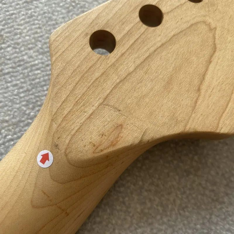 Left Handed Maple Wood Guitar Neck, Rosewood 22 Frets Fingerboard