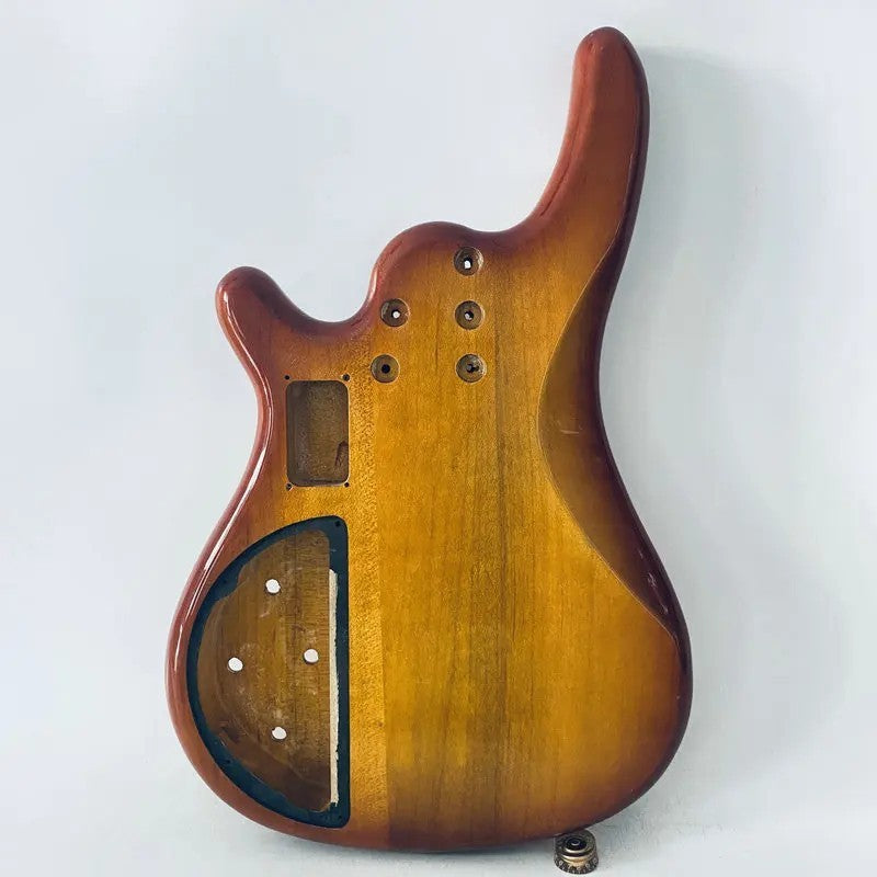 Sunburst Basswood 4 String Bass Body DIY Project