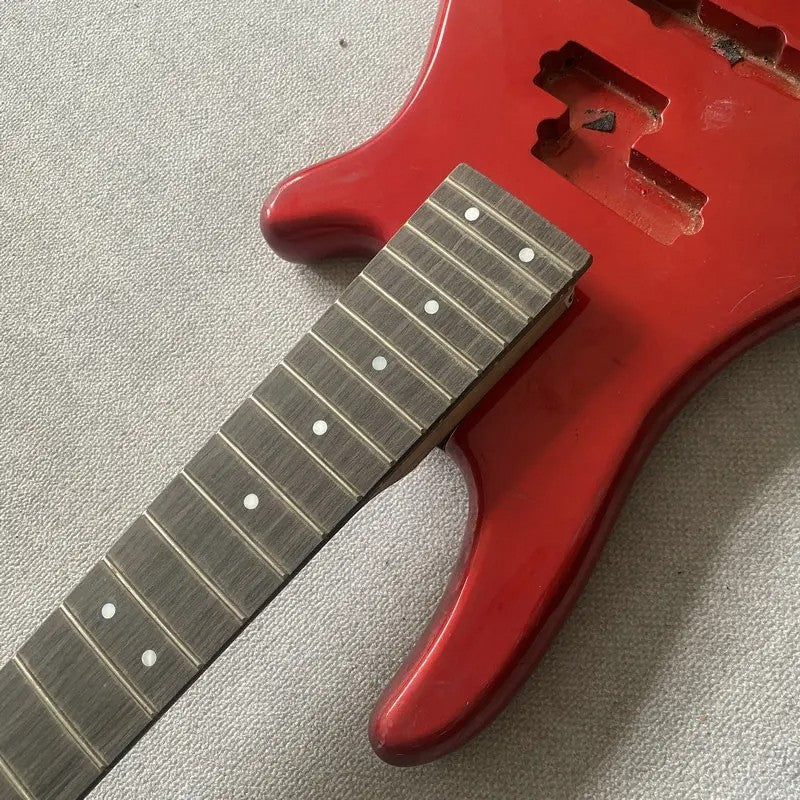 Tagima Red 5 String Bass Basswood Body with Maple Neck, Rosewood Finge