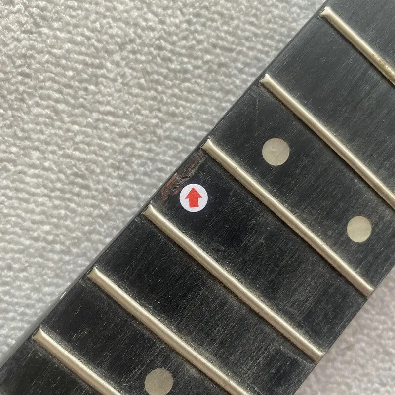 Matte Black Guitar Maple Wood Neck, Rosewood 22 Frets Fretboard