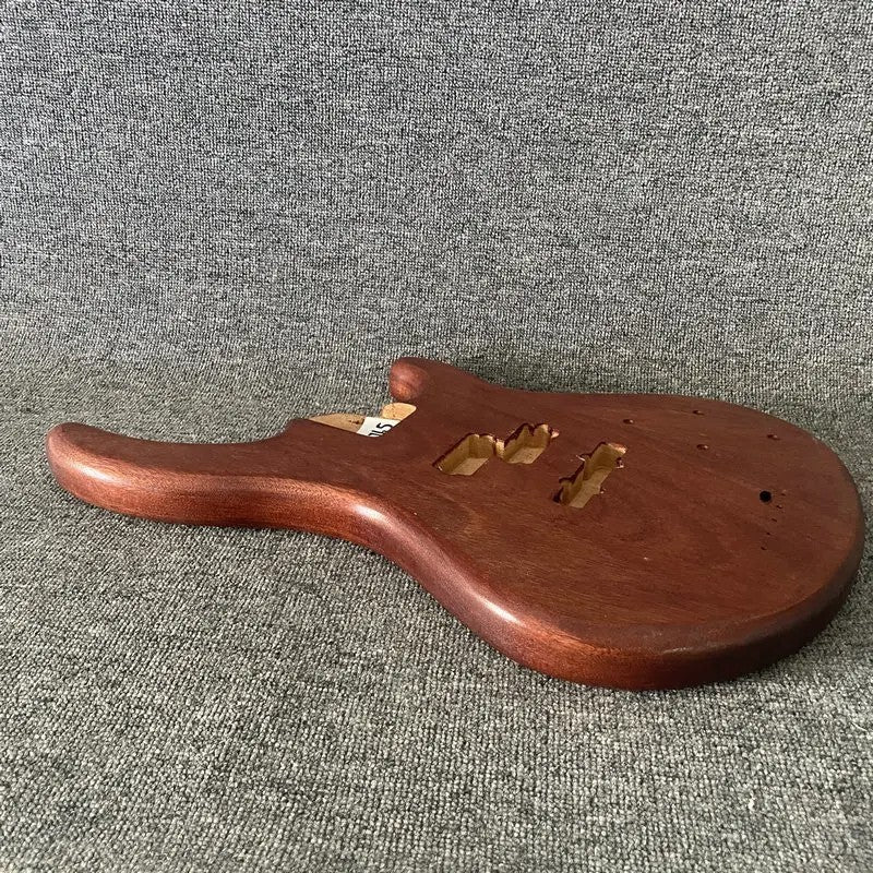 Mahogany Wood 4 String Electric Bass Body