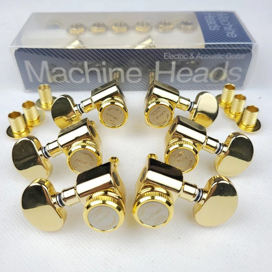 Gold 3x3 Locking Guitar Machine Heads Pegs Fit Ibanez,Epiphone,Washbur
