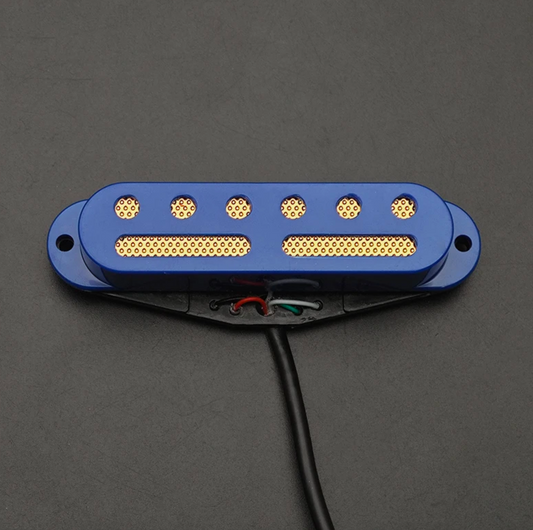 Blue Mini Humbucker Electric Guitar Pickup Fit Stratocaster Strat