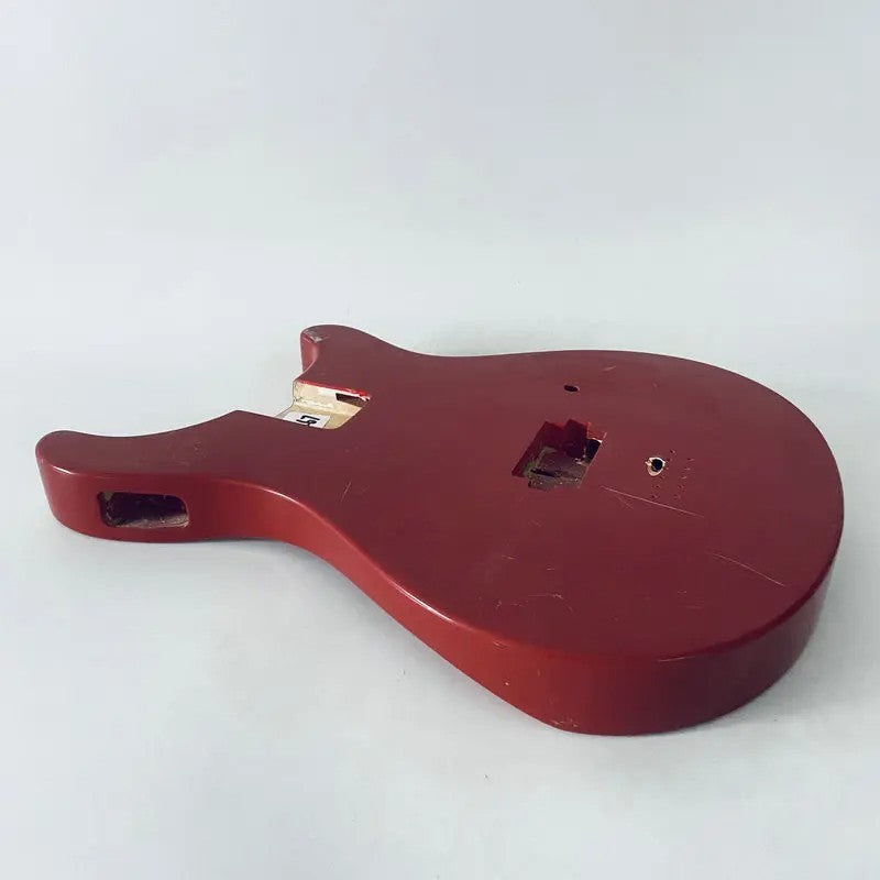Gloss Red Guitar Double Cutaway Body, String Through Bridge