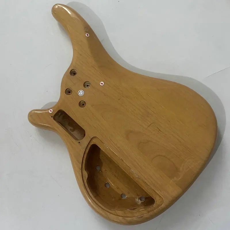 Glossy Finish Alder Wood Bass Guitar Body