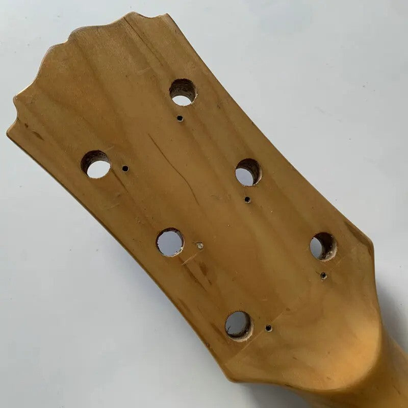 Red DIY Project Guitar Mahogany Body with Maple Neck, Rosewood Fingerb