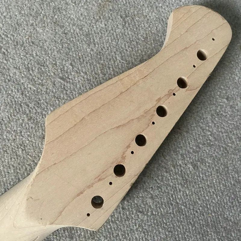Unfinished Maple Wood Guitar Neck, Rosewood 21 Frets Fretboard
