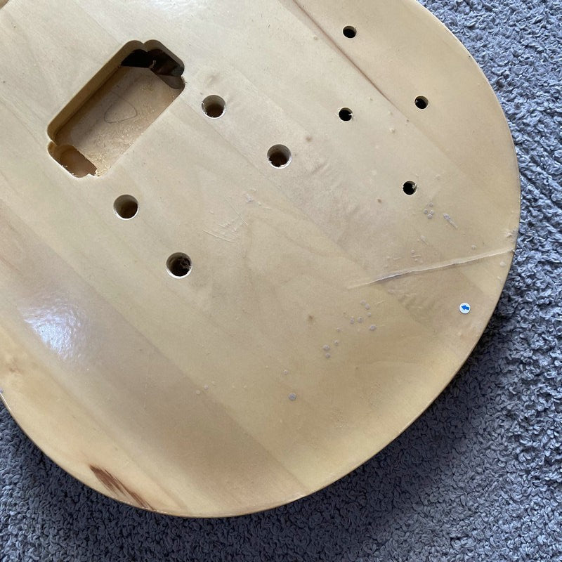 Single Cut Basswood Guitar Body with Maple Neck, Rosewood Fretboard Fi