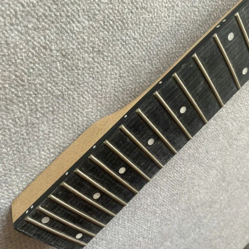 Black Babilon Electric Guitar Maple Wood Neck, 24 Frets Rosewood Finge