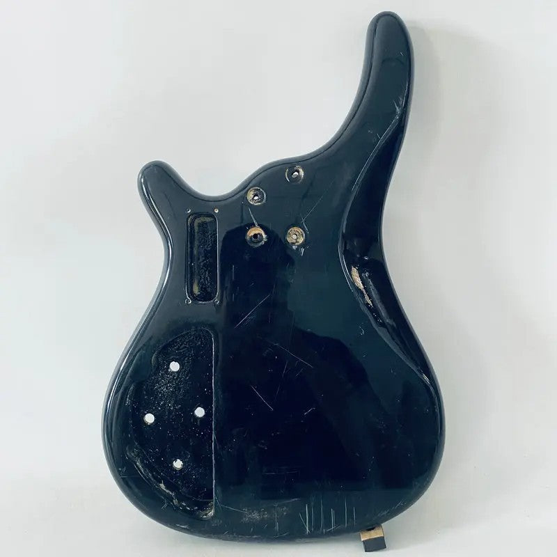 Glossy Black DIY Project Bass Guitar Basswood Body