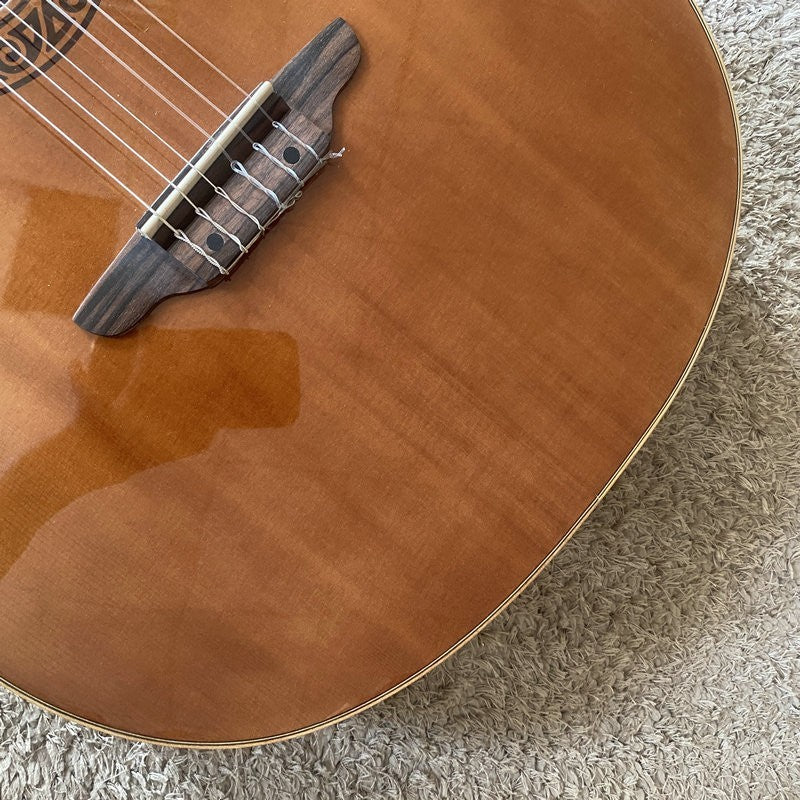Luna 40 Inch Classical Guitar Pine Top Body Mahogany Neck Rosewood Fre
