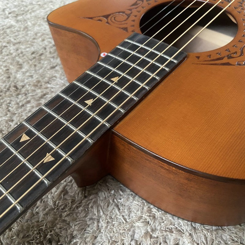 Luna Vintage Acoustic Guitar, Pine Top Body, Mahogany Neck, Rosewood F