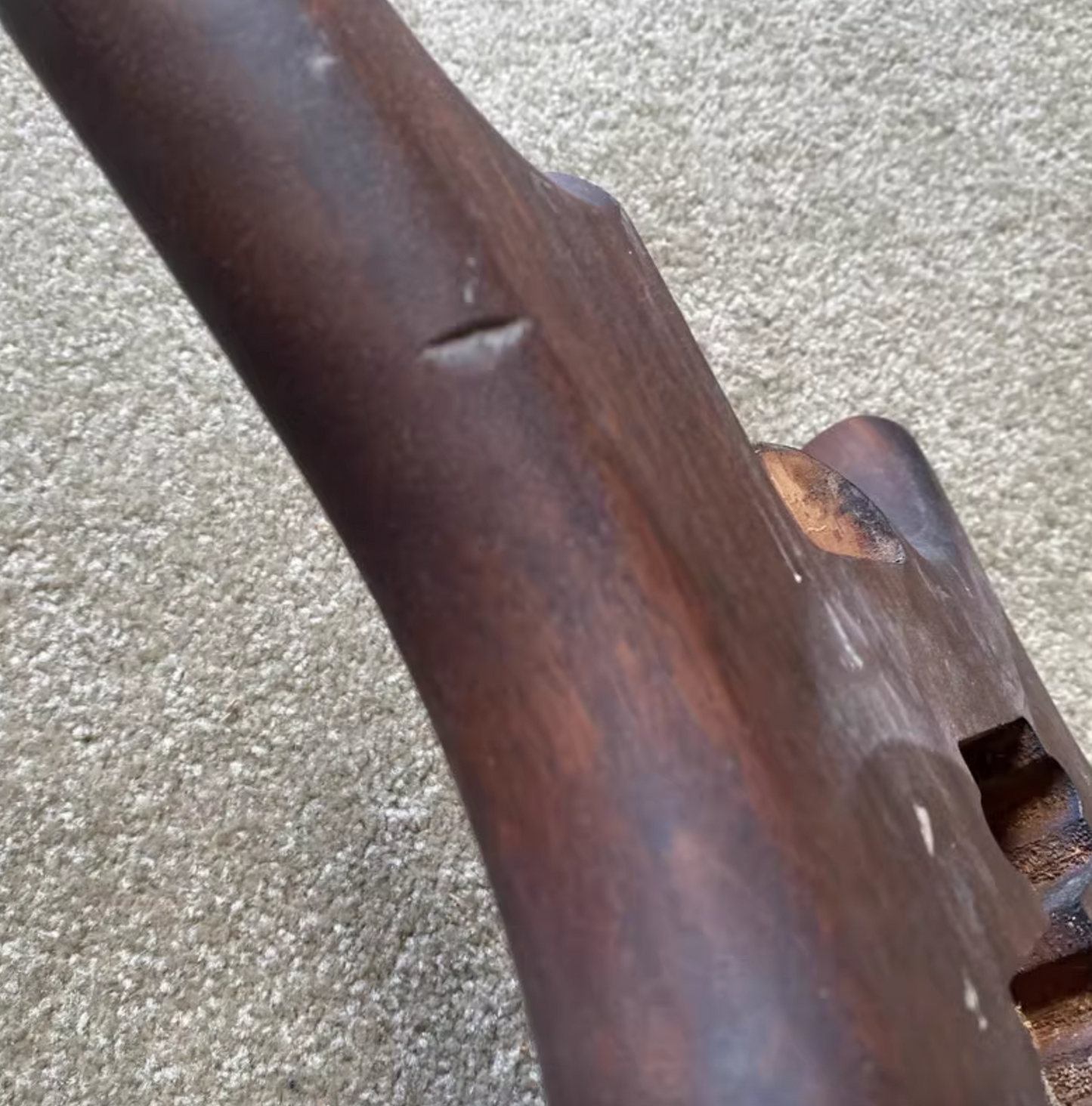 Mahogany Wood 4 String Bass Solid Body DIY Project