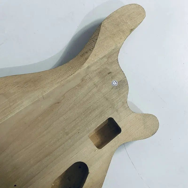 Left Handed 4 String Bass Basswood Body DIY Project