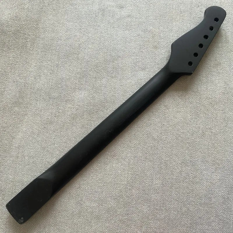 Matte Black Guitar Maple Wood Neck, Rosewood 22 Frets Fretboard