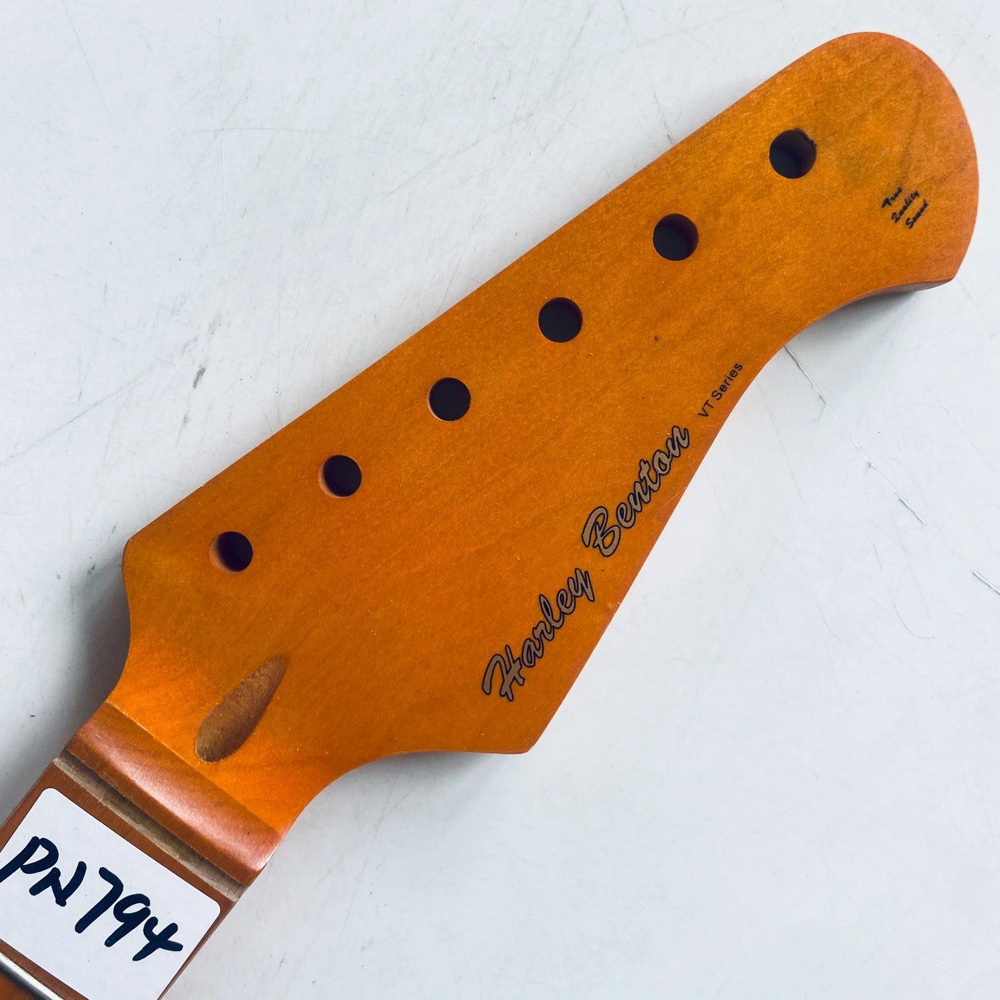 Harley Benton Orange Maple Wood Guitar Neck, 22 Frets Fingerboard