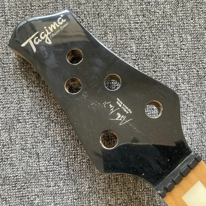 Tagima 5 String Bass Maple Neck with Red Basswood Body