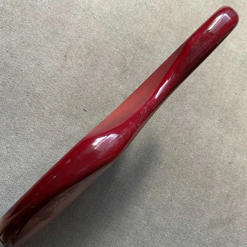 Transparent Red 5 String Electric Bass Basswood Body
