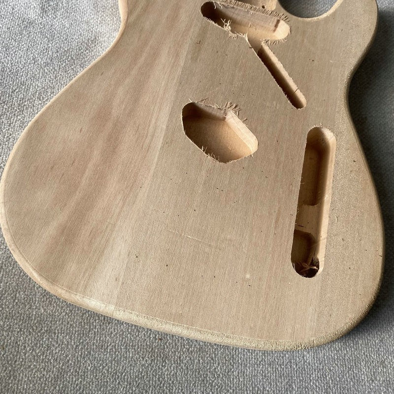 DIY Project Unfinished Basswood Guitar Body Fit Tele Telecaster