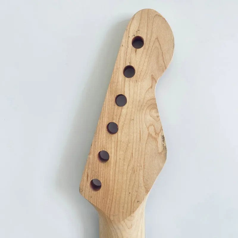 Red Lefty Guitar Maple Wood Neck, 22 Frets Rosewood Fingerboard