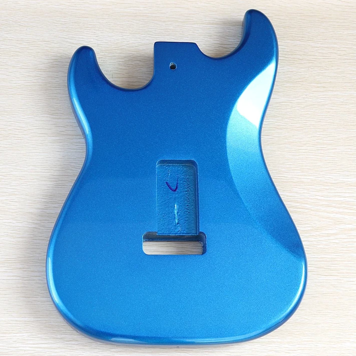 Metallic Blue Poplar Wood Guitar Body Fit Stratocaster Strat