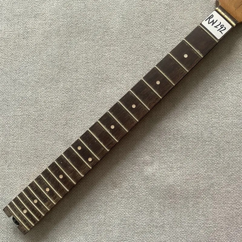 Dark Roasted Maple Electric Guitar Neck, Rosewood Fretboard 22 Frets