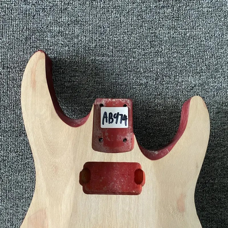 Red Basswood HH Guitar DIY Project Body
