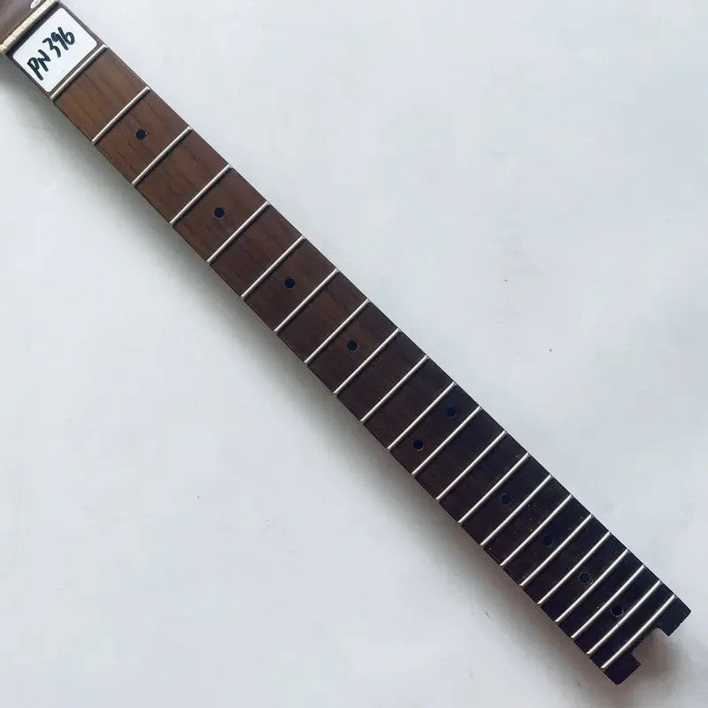 Dark Roasted Maple Wood Guitar Neck, 22 Frets Fingerboard