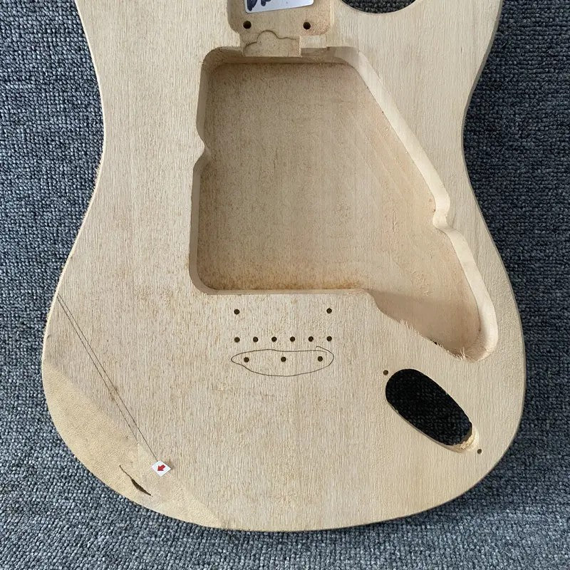 Mini Electric Guitar DIY Project Unfinished Basswood Body