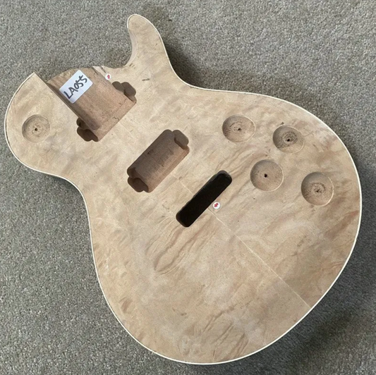 Quilted Maple Top Single Cut Guitar Mahogany Body Fit Les Paul LP