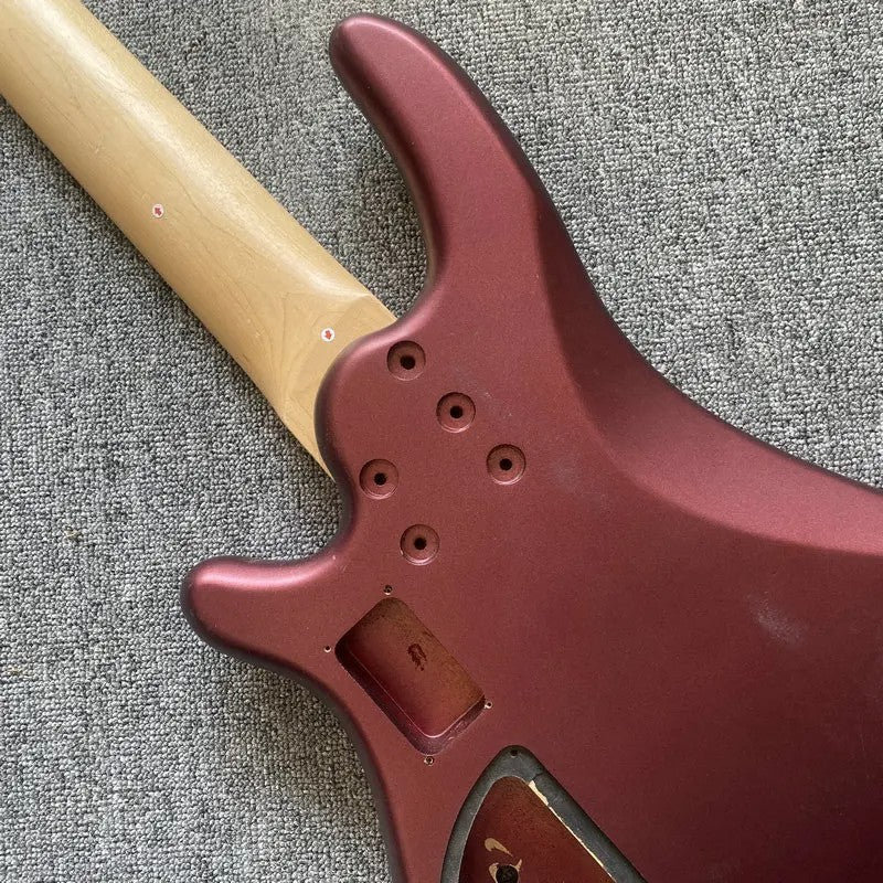 Tagima 5 String Bass Maple Neck with Red Basswood Body