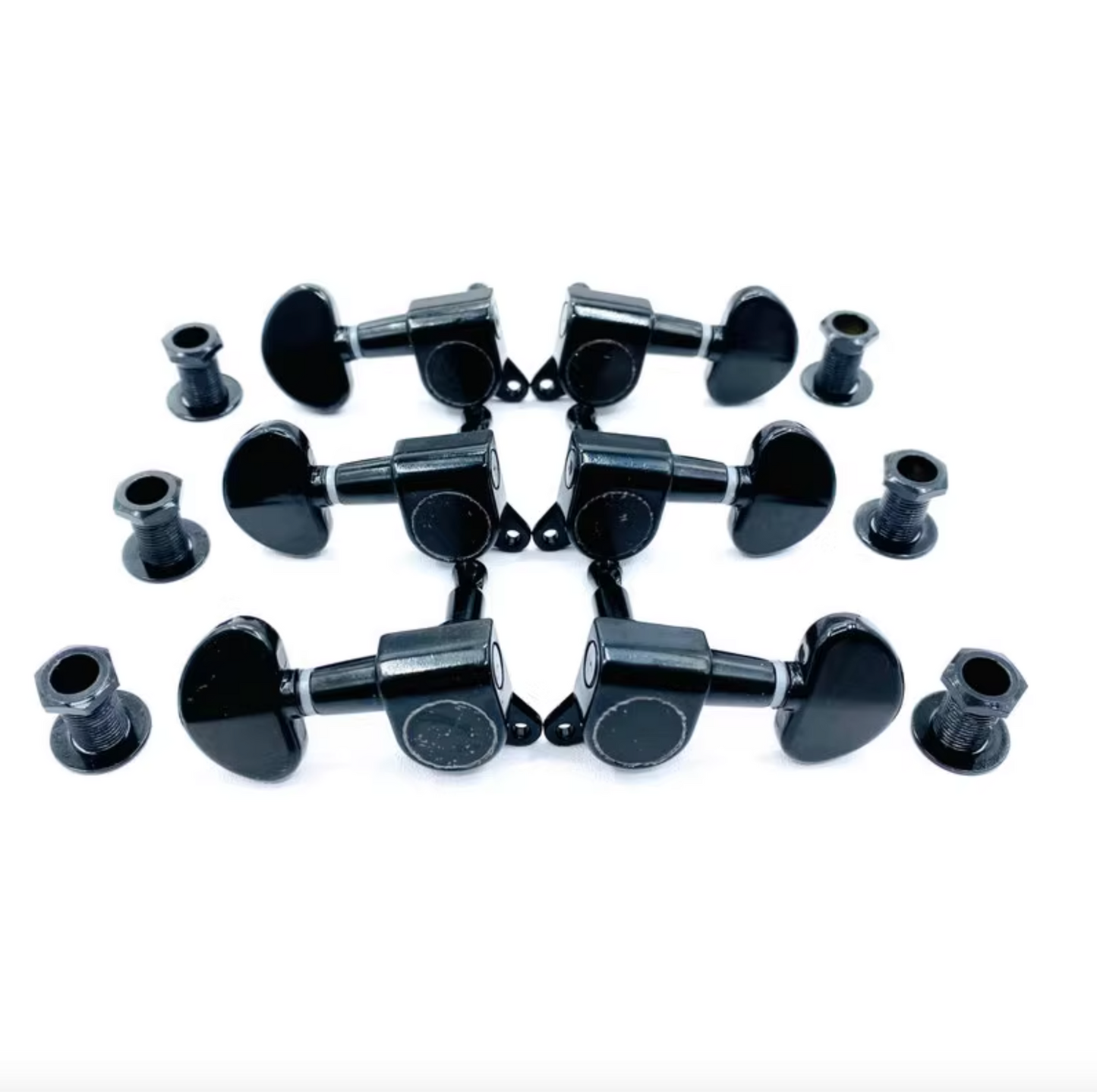 Black 3x3 Guitar Machine Heads Tuning Pegs Fit Ibanez,Peavey,Washburn,