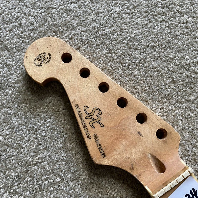 SX Left Hand Guitar Maple Neck, 21 Frets Fingerboard