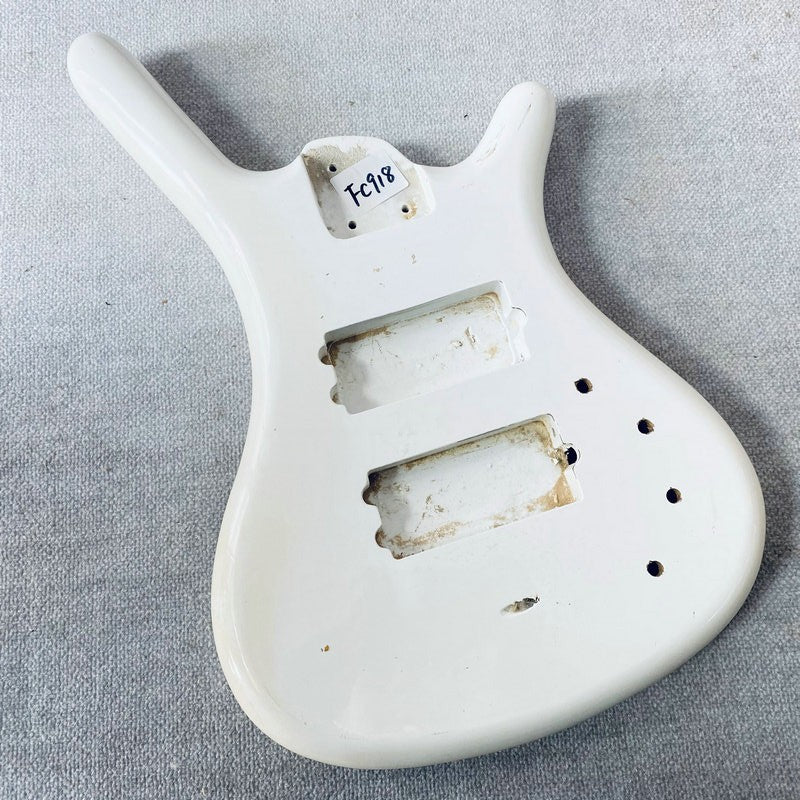 White 4 String Bass Basswood Body Fit Warwick